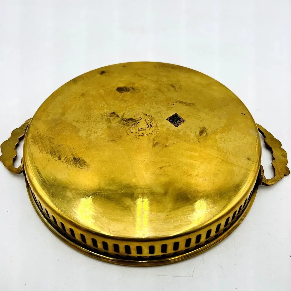 Beautiful MCM Solid Brass 4 Mini 3